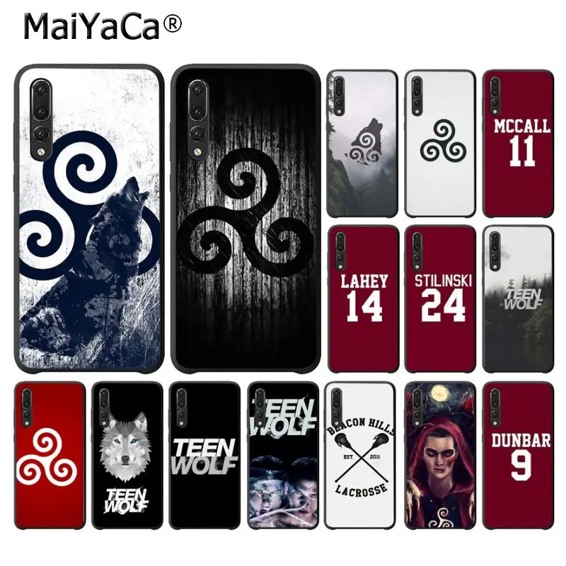 Мягкий силиконовый чехол MaiYaCa Teen Wolf из ТПУ для Huawei P10 plus 20 pro P20 lite mate9 10 honor view10 |