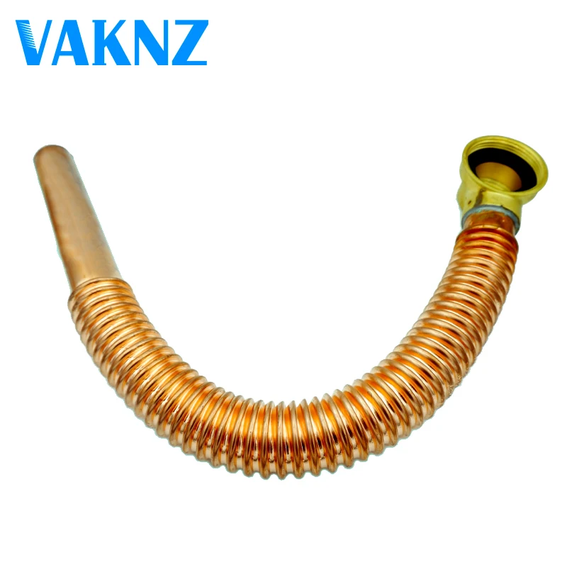 VAKNZ Bathtub Copper Drain pipe flexible drain pipe waste drain pipe
