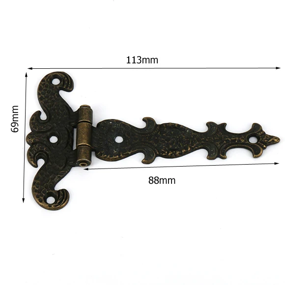 113*69mm Antique Bronze/Black Hinge furniture hinge wooden box hinge cabinet door hinges cabinet hinges brass hinges bronze butterfly hinges 2Pcs for Windows Cabinet Cupboard Wardrobe Doors Wooden Boxes Jewelry Case Chest