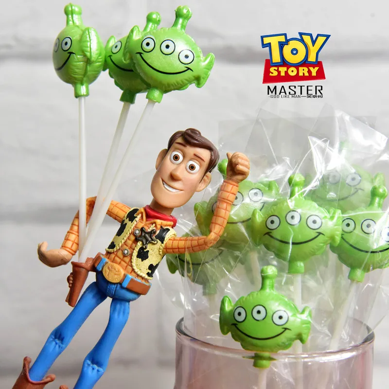 

12piece 8cm High quality authentic DISNEY THREE eyes balloon decoration DIY scene