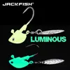 JACKFISH Metal Head Hooks 3g 7g 10g 14g 21g Lead Head Hook Lure Hook Jig Head Artificial sequins Multicolor Fishing Tackle Hooks ► Photo 3/6