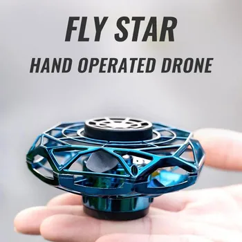 

Mini Fingertip UFO Flying Gyro Hand Induction Anti-collision UFO Toy Kids Adults Fingertip Flying Spinner Gyro Stress Relief Toy