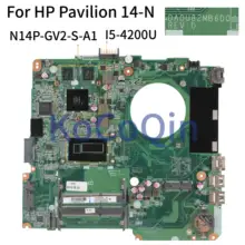 KoCoQin материнская плата для ноутбука hp Pavilion 14-N Core I5-4200U материнская плата DA0U82MB6D0 SR170 N14P-GV2-S-A1 2G