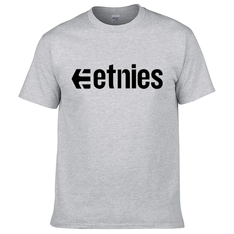 Новинка Etnies Футболка мужская черно-белая хлопковая модная футболка Летняя уличная футболка для скейтборда уличная футболка для мальчиков