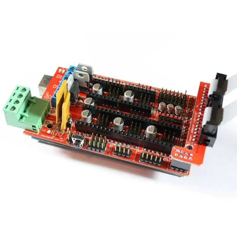 HOT-3D принтер RAMPS 1,4 набор/комплект для RepRap 3D Drucker, Mega 2560, 5xDRV8825, 12864 lcd для Arduino