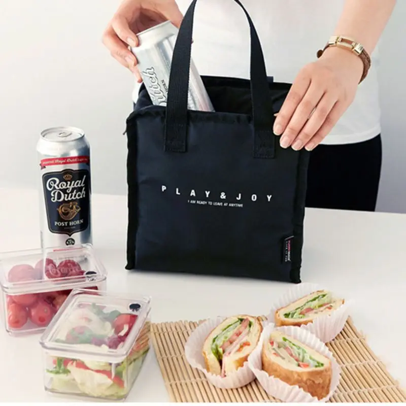 Portable Thermal Insulated Cooler Bag Lunch Picnic Carry Tote Storage Case Box F42A