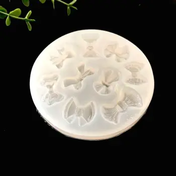 

Mini 3D Bow Shape Epoxy Resin UV Glue Crafts Silicone Mold Creative DIY Art Pendant Brooch Jewelry Tool Manual Gift Accessory