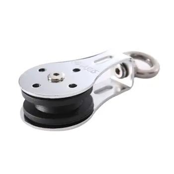 

300KG Groove Wheel Mute Swivel Fitness Strength Training Bearing Lifting Pulley Stainless Steel Duplex Bearing Heavy