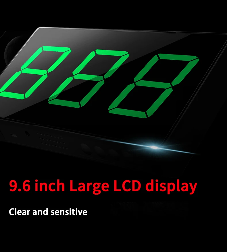 SNDWAY 30-130dB Wall-mounted Digital Sound Table Sound Level Meter for Audio dB Level Decibel Meter Noise Analog VU Green Light