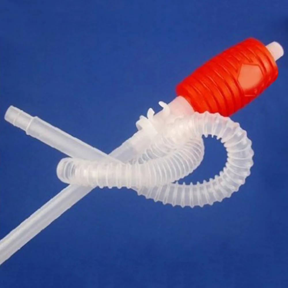 52cm Outdoor Portable Car Oil Fuel Sucking Pipe Pump Hand Hose Gas Liquid Transfer Pumps Drop Ship Travel Vehivle Tools | Спорт и