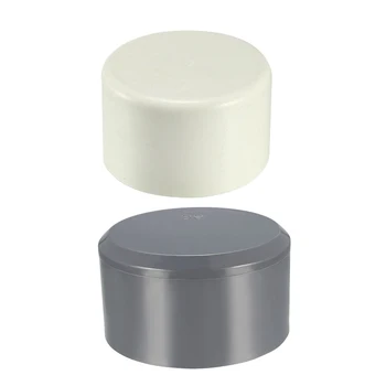 

uxcell 1/2/4/6Pcs PVC Pipe Cap Fitting, Slip End Caps DWV(Drain Waste Vent Valve Part for Drain Waste Purposes White Gray