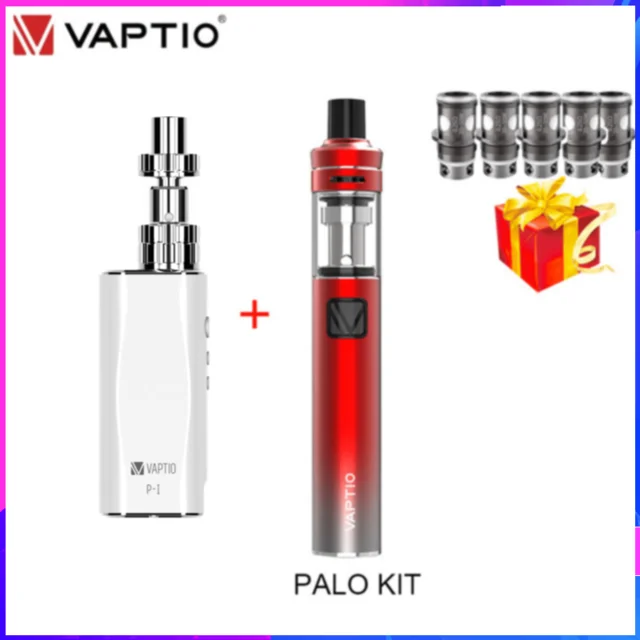 Электронная сигарета Vaptio P1 tf со встроенным аккумулятором 2100 мАч баком 2 мл