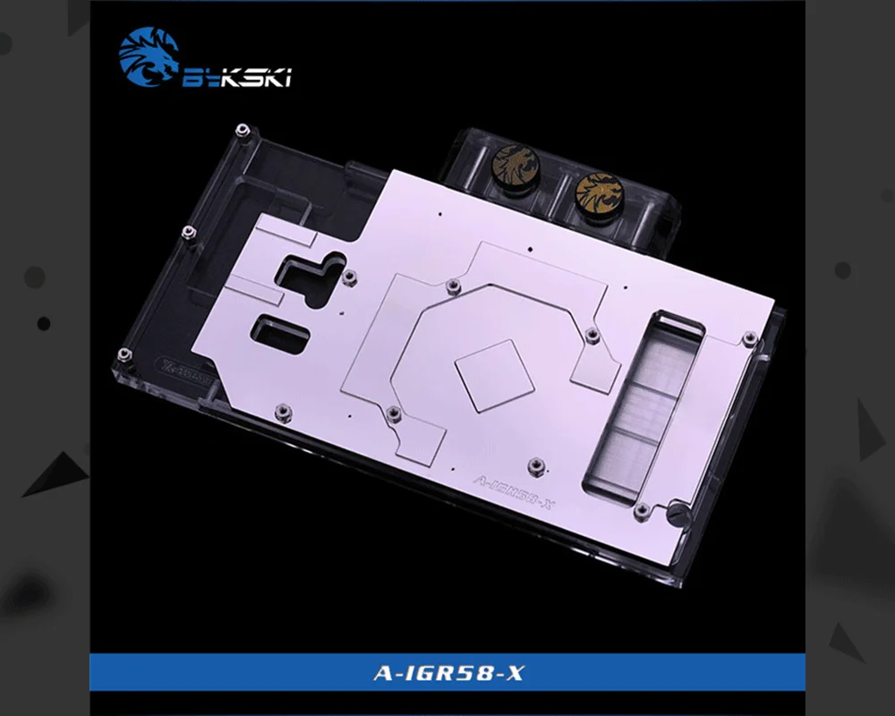 Bykski A-IGR58-X, полное покрытие видеокарты блок водяного охлаждения для красочных RX580 Ustorm 8G
