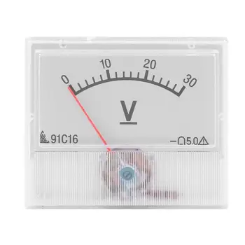 

30v 85C1 Current And Voltage Meter Professional Pointer Voltage Measuring Instrument Analog Volt Meter Voltage Panel