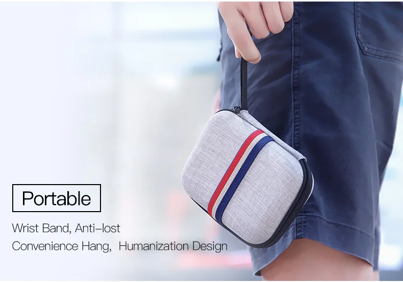 MSVII Anti-pressure and Anti-fall Multi-function Digital Storage Bag Headphone Storage Cable Bag USB Gadget Organizer Bag