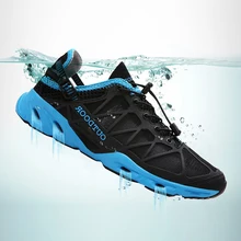 Мужская обувь для пеших прогулок; дышащая легкая обувь с сеткой для прогулок; женские кроссовки; пляжная водонепроницаемая обувь; Zapatillas De Agua