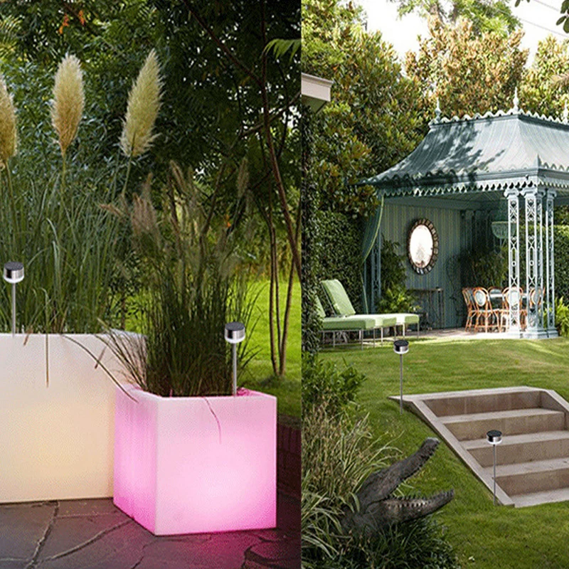 Promover o Crescimento da Planta Gramado ao ar Livre à Prova Lâmpada do Jardim para Casa de Campo Solar Pátio Dwaterproof Água Decoração Luzes 6 Led Luz 14 Cheap Lâmpadas solares