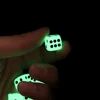 Hot Sale 5 Pcs 14mm 6 Sided Noctilucent Dice Night Light Cubes Round Corner Dice Fun Bar KTV Entertainment Luminous Game Dices ► Photo 3/6