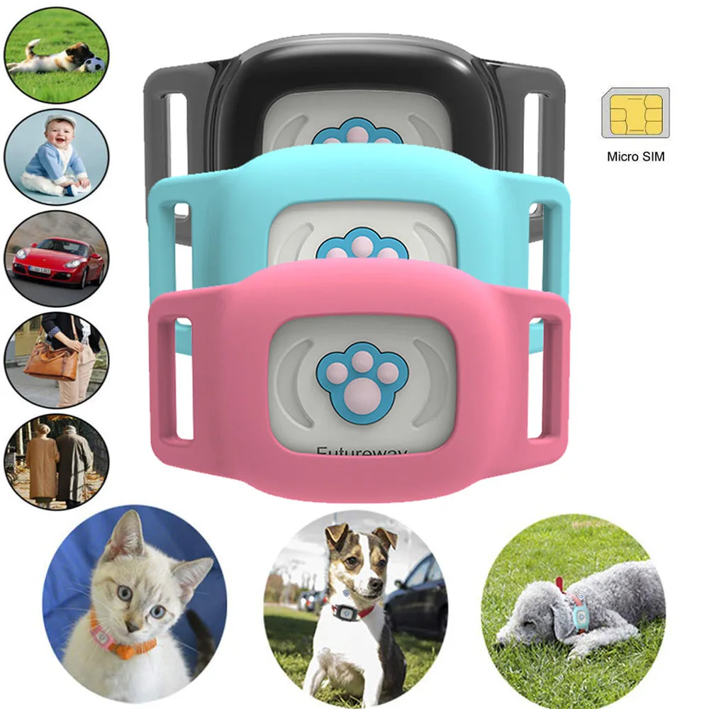 

Pet Mini Smart Waterproof Anti Lost GPS Tracker Collar Dog Cat Global SMS Positioning Geo-Fence Real Time Tracking Locator D20