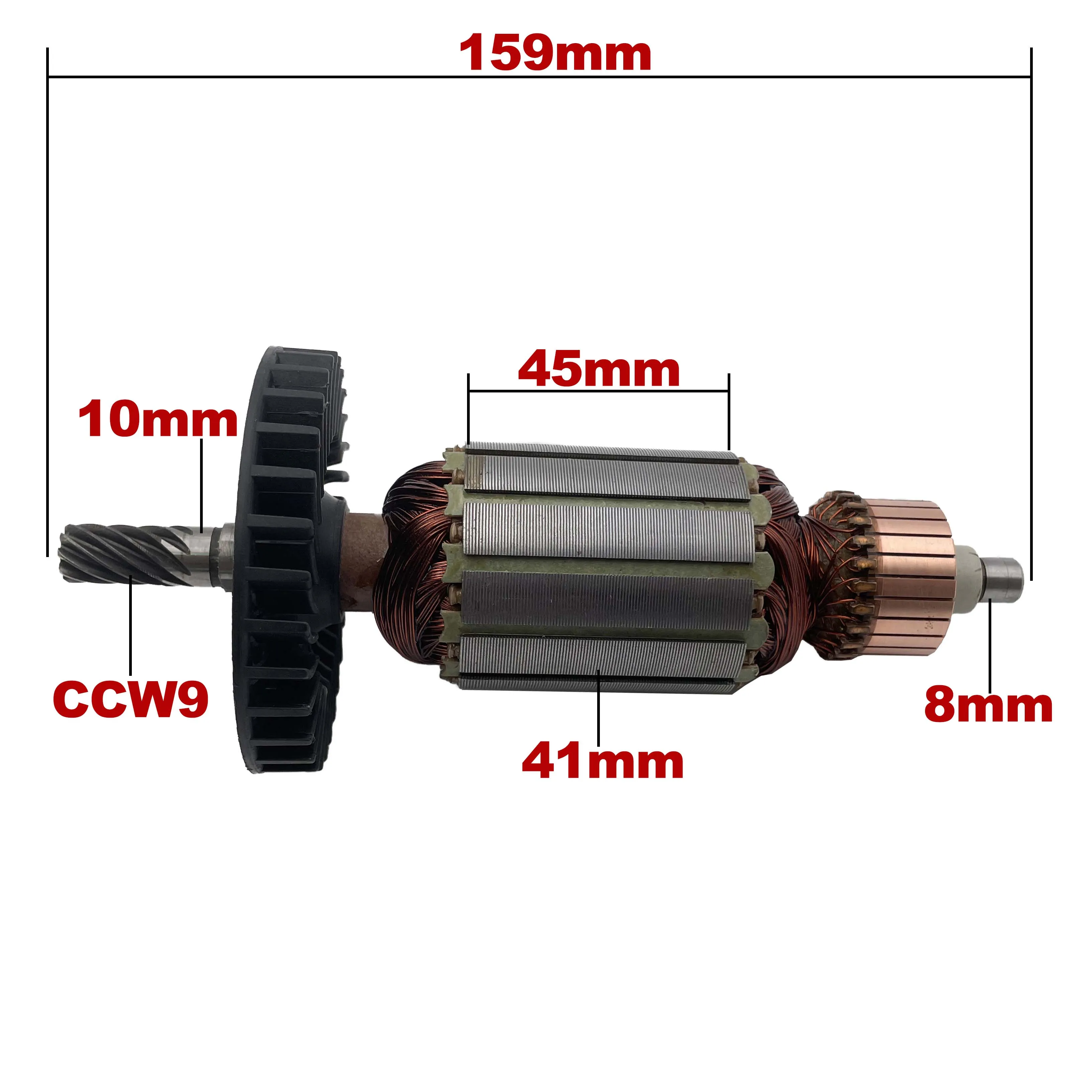 AC 220V 240V 5806B 5704R 5806R 5704RK Armature Rotor For MAKITA Circular Saw Spare Parts Power Saw 518629-3