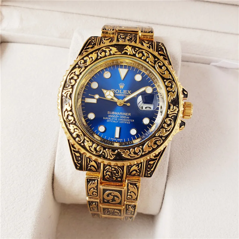 

2020 new Rolex- high-end fashion three-needle simple automatic movement watch AAA men and women casual watch watch gift 1046