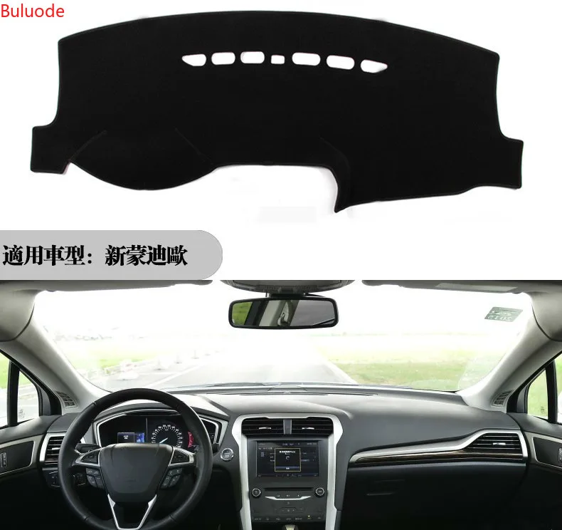 

Anti-UV Dashboard Cover Mat Pad Sun Shade Car Styling Instrument Protective Carpet For Ford Mondeo Fusion 2013- 2018 Accessories