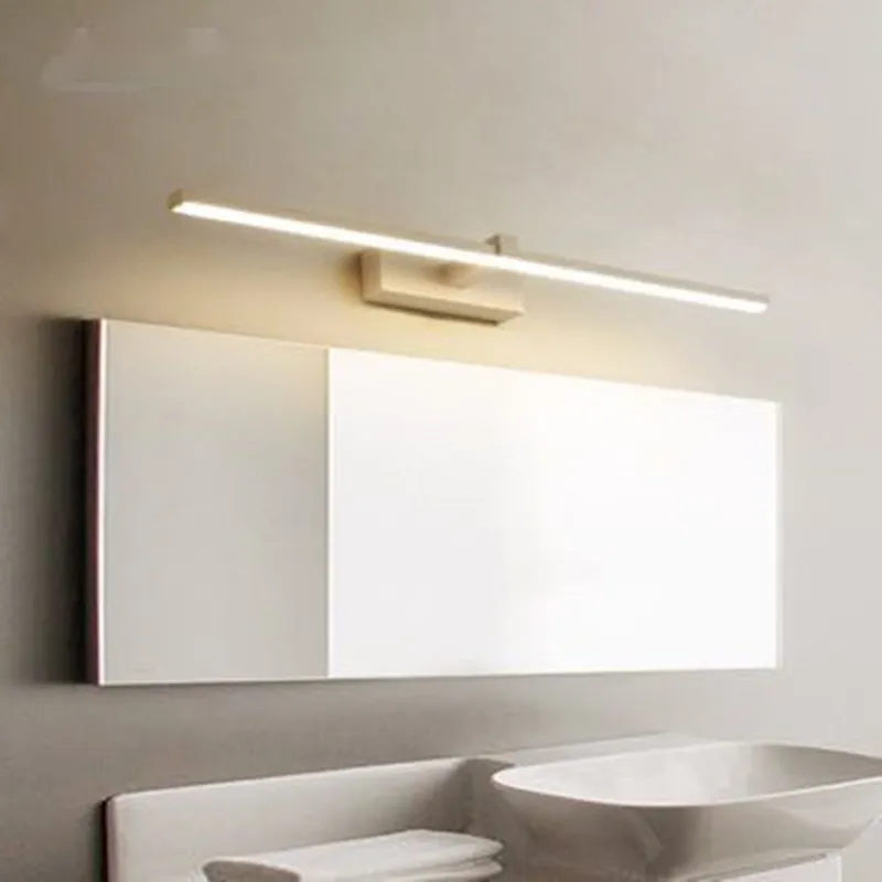 LED mirror lights Wall lamps bathroom Waterproof white black flat lamp Modern indoor Bathroom Lighting make up ZM1013 | Лампы и