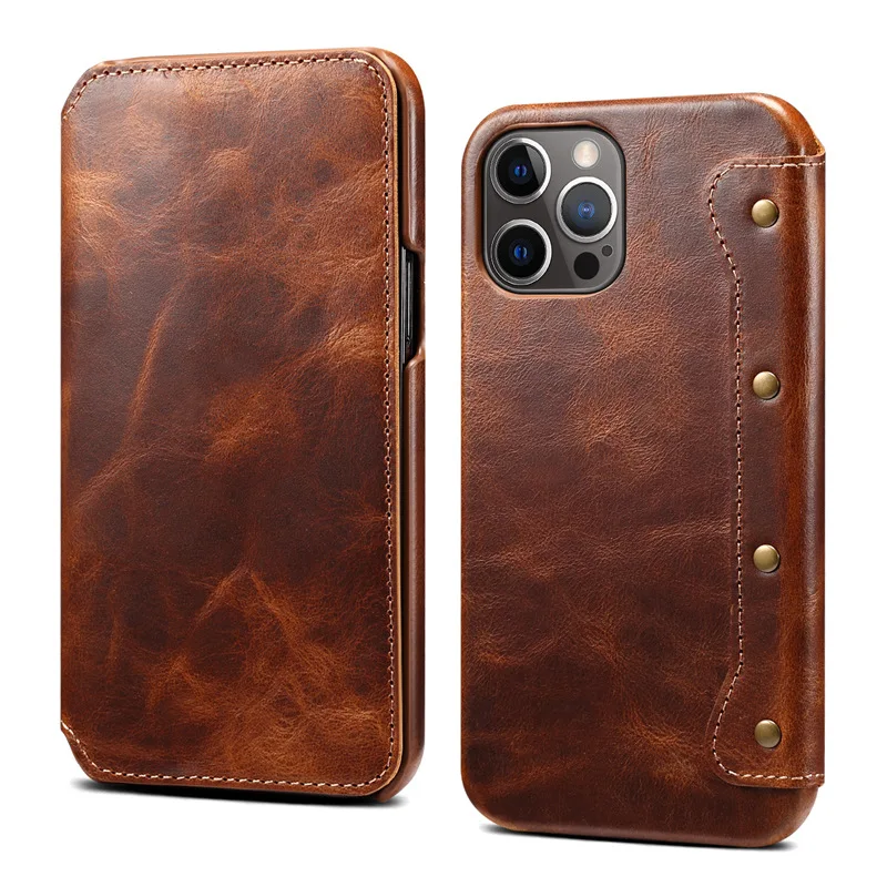 Роскошный чехол из натуральной кожи в стиле ретро для iphone 11 12 Pro Max 7 8 6 6S Plus X XS XR