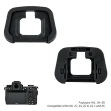 JJC-visor ocular suave para Nikon Z7, Z6, Z5, Z6II, Z7II, cámara, ocular, reemplazo de DK-29, ABS giratorio de 360 grados