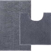 Нескользящий супер мягкий коврик из микрофибры для ванной комнаты нескользящий коврик из синели для ванной идеальный плюшевый коврик для ванной комнаты