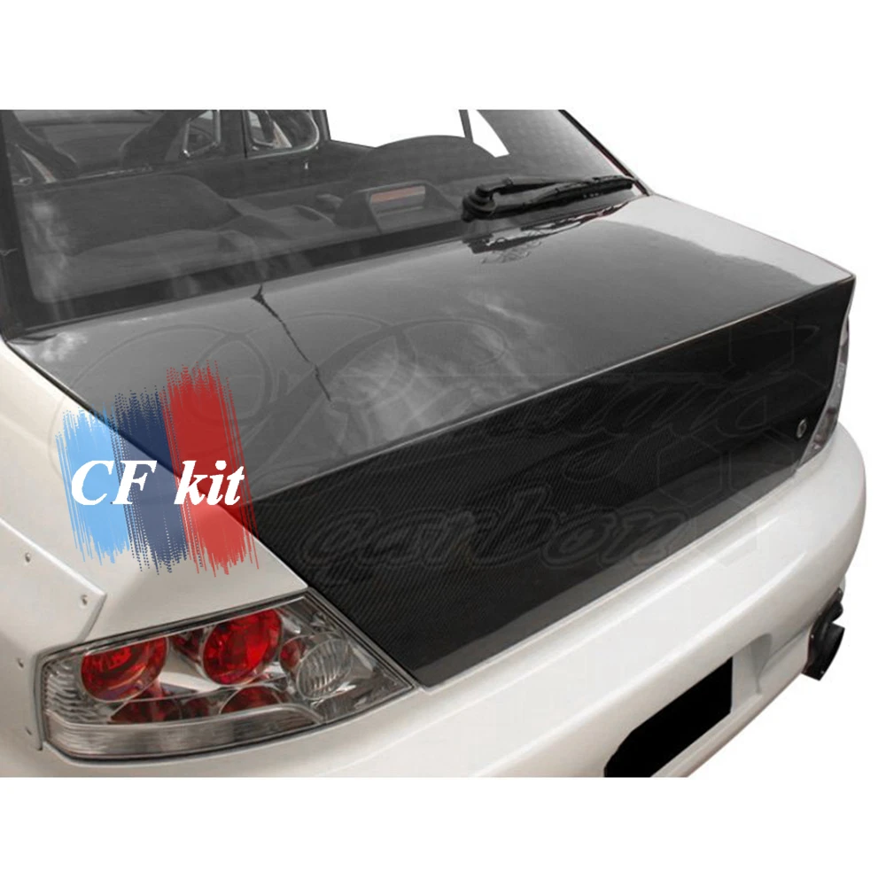 OEM Стиль карбоновые крышки багажника автомобиля Тюнинг Замена багажа для MITSUBISHI EVO8 EVO 8 2003-2005 автомобильный Стайлинг