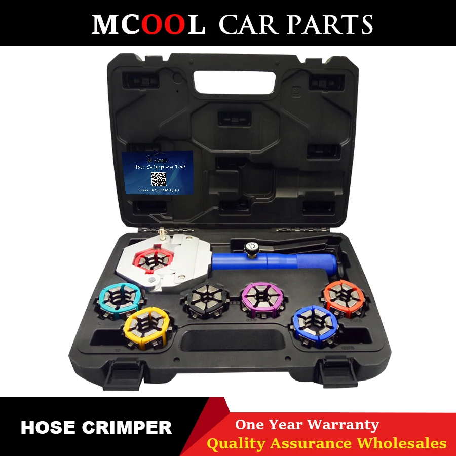 New 71500 Hydraulic Hydra-Krimp A/C AC hose crimping tool Air Conditioner Hose Fitting Crimper machine New 71500 Hydraulic Hydra-Krimp A/C AC hose crimping tool Air Conditioner Hose Fitting Crimper machine