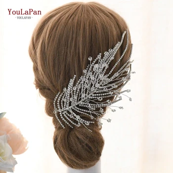 

TOPQUEEN Birthday Crown for Adults Bridal Headband Wedding Hairpiece Rhinetone Hair Jewelry Wedding Beauty Queen Crowns HP188