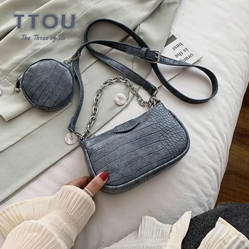 

2pcs Famous Brand Women Handbags Pu Leather Crossbody Bags Luxury Quality Shoulder Messenger Bag Female Handbags And Purses