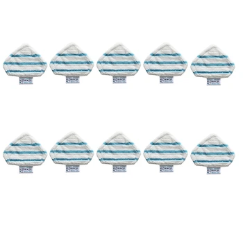 

10Pcs Mop Cloths for FSM1630 Floor Cleaning Triple-cornered Pads Cover Water Steam Mop Microfiber Mops
