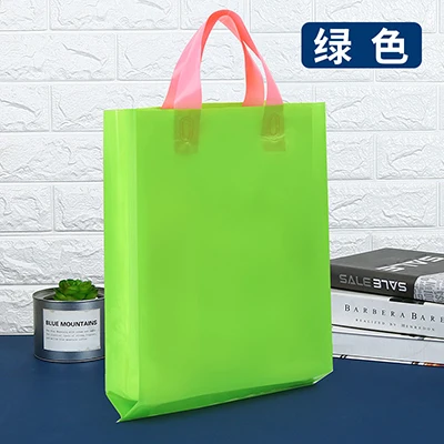 Free Gift Clothe Cosmetic Custom Organ Plastic Hand Tote Widening Side Packaging Bag Daily Store Shopping Backpack Doll Box Shoe - Цвет: 12