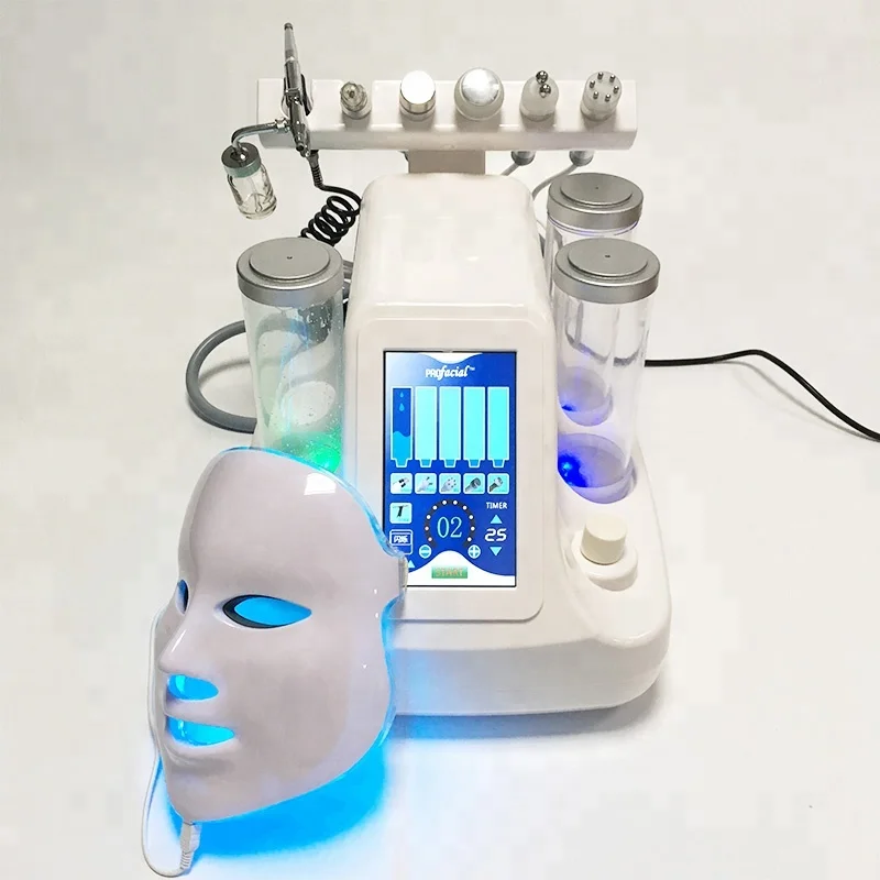 

NEW 7 in 1 Hydra Dermabrasion Aqua Peel Clean Skin Care BIO Light RF Vacuum Face Cleaning Hydro Water Oxygen Jet Peel Machine