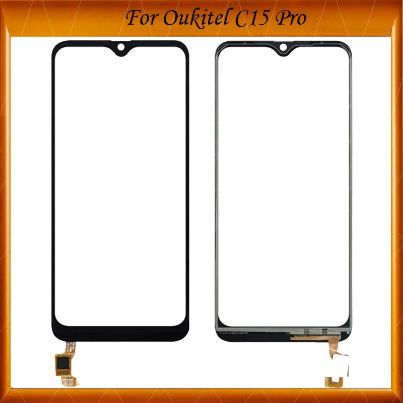 Черный цвет 6 09 дюймов для OUKITEL C15 PRO Сенсорный экран дигитайзер стеклянная панель