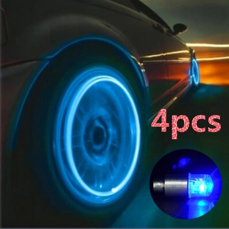 4pcsAutocarsAccessorieswheellightdecorationBiketireLedlight