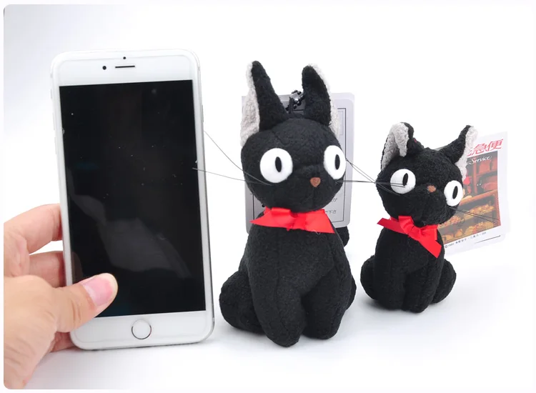 Большой размер Jiji Cat Studio Ghibli Hayao Miyazaki Kiki's Black Jiji Плюшевые игрушки Куклы Kawaii Черный кот Кики мягкие игрушки для детей