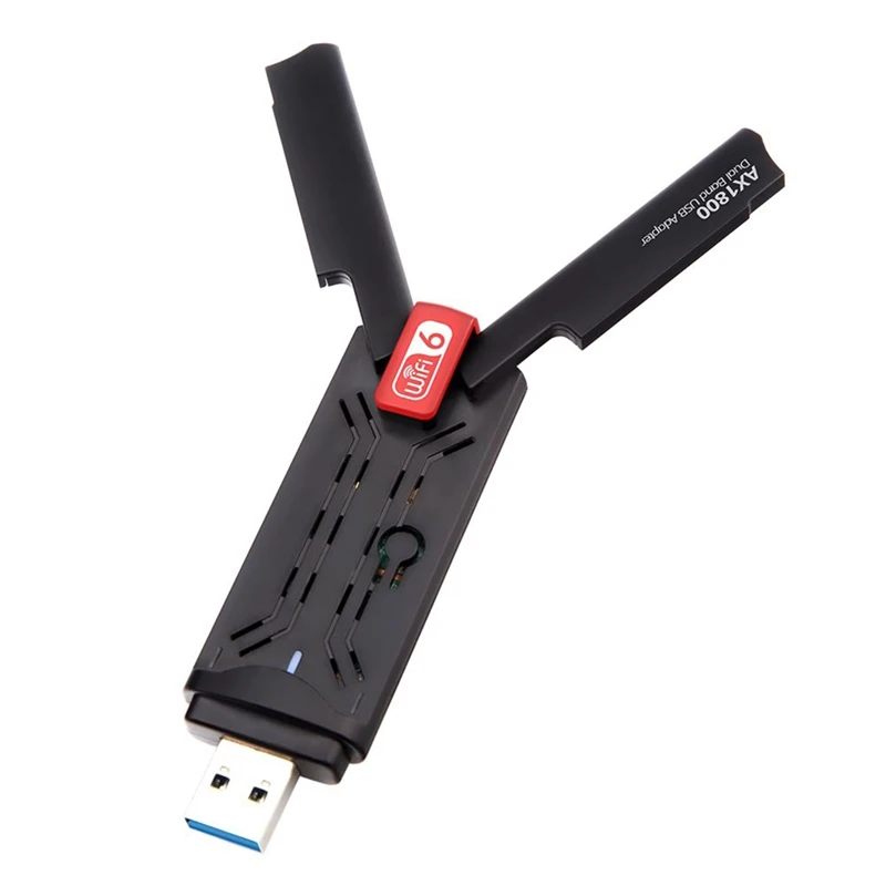 1800Mbps Wifi 6 USB Ethernet Adapter 3.0 Antenna Dongle 802.11Ax Dual Band 2.4G/5Ghz Wi-Fi Network Card For PC | Инструменты
