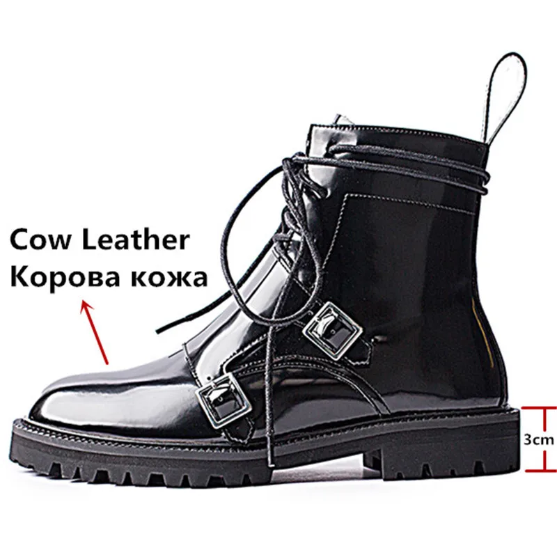 CONASCO/Модная классическая Дизайнерская Женская осенне-зимняя теплая офисная обувь повседневная обувь женская обувь из натуральной кожи с металлическим украшением