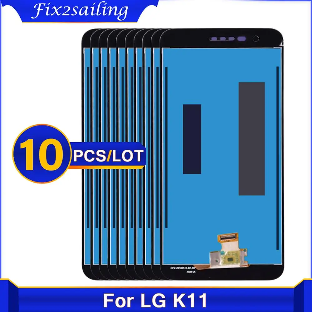 10 шт для LG K10 2018 K11 K30 X410 ЖК-дисплей Дисплей кодирующий преобразователь сенсорного