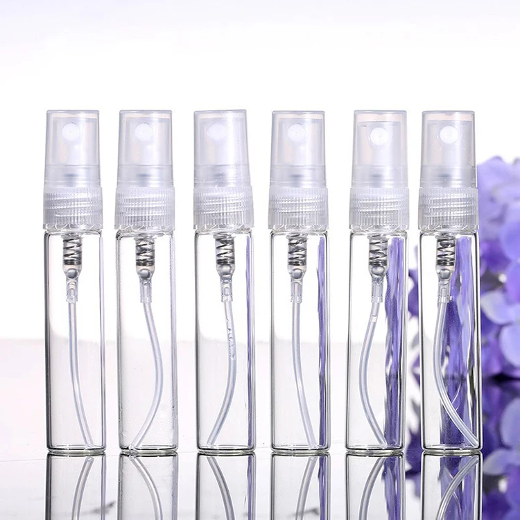 

white 5pcs Factory Outlet 5ml Spray Perfume Bottle Spray Plastic Spray Bottle Bottle Glass / Dispensing Perfume Glass Vial L1R0