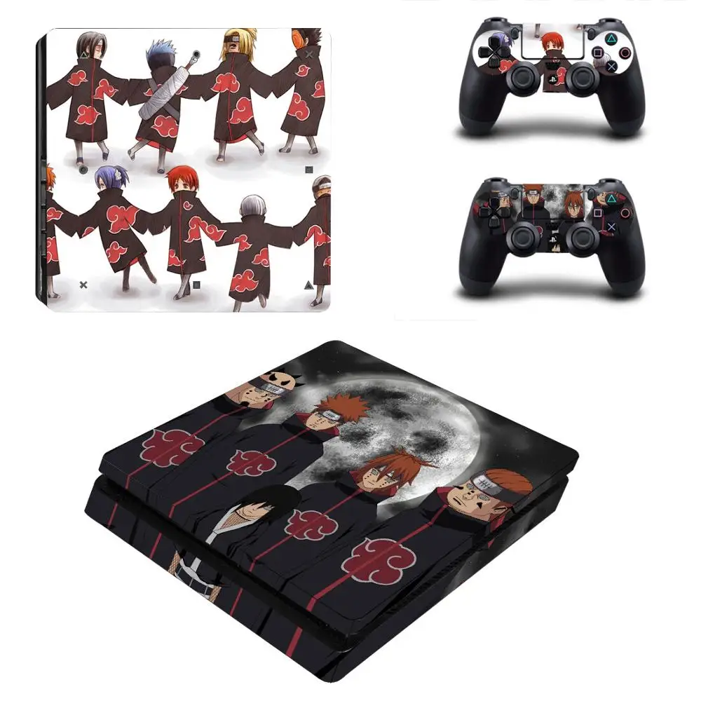 

Naruto PS 4 Slim Sticker PS4 Slim Stickers Play Station 4 Slim Skin Decal For Sony PlayStation 4 Slim Console and Controller