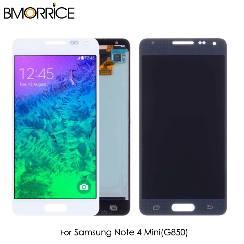 

AMOLED For Samsung Alpha Note 4 MINI G850 G850F SM-G850 LCD Display Touch Screen Digitizer Assembly Replacement Parts 4.7