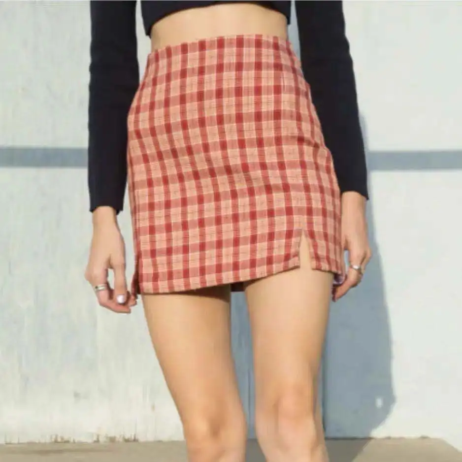 Gonna da donna estiva Melville scozzese Brandy 2021 gonne a pieghe per  studenti con cuciture a vita alta donna Mini gonna da ballo per ragazze  dolci carine|Skirts| - AliExpress