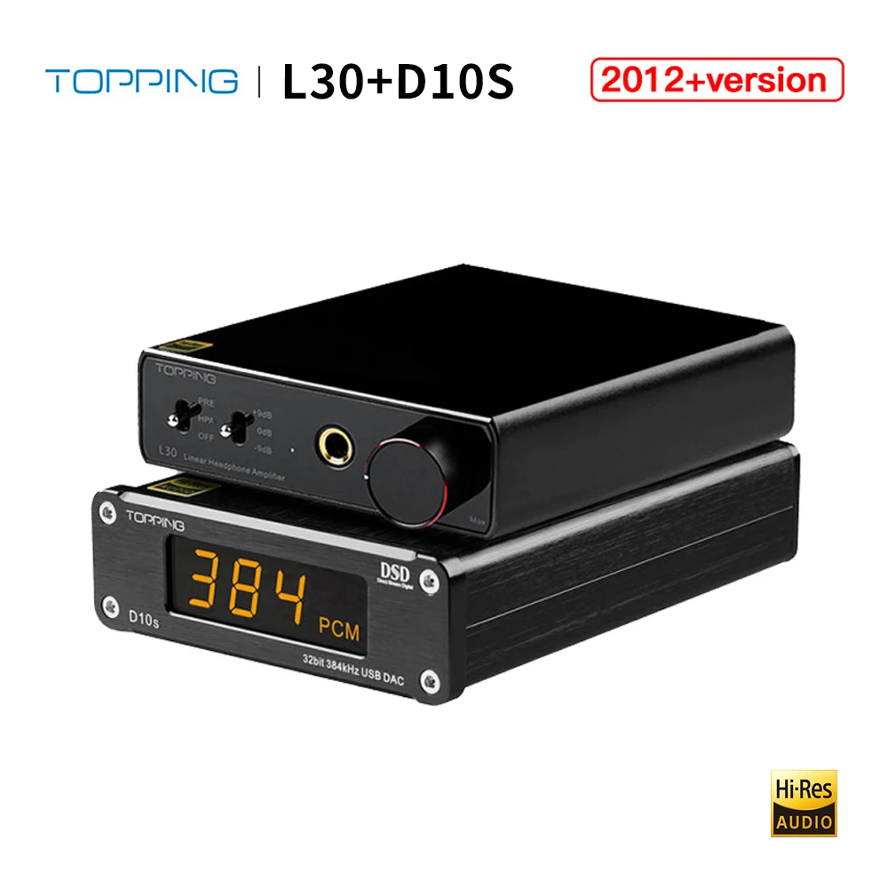 Усилитель для наушников TOPPING L30 + USB DAC Hi Fi аудио декодер D10s TOPPING|Цифро-аналоговые