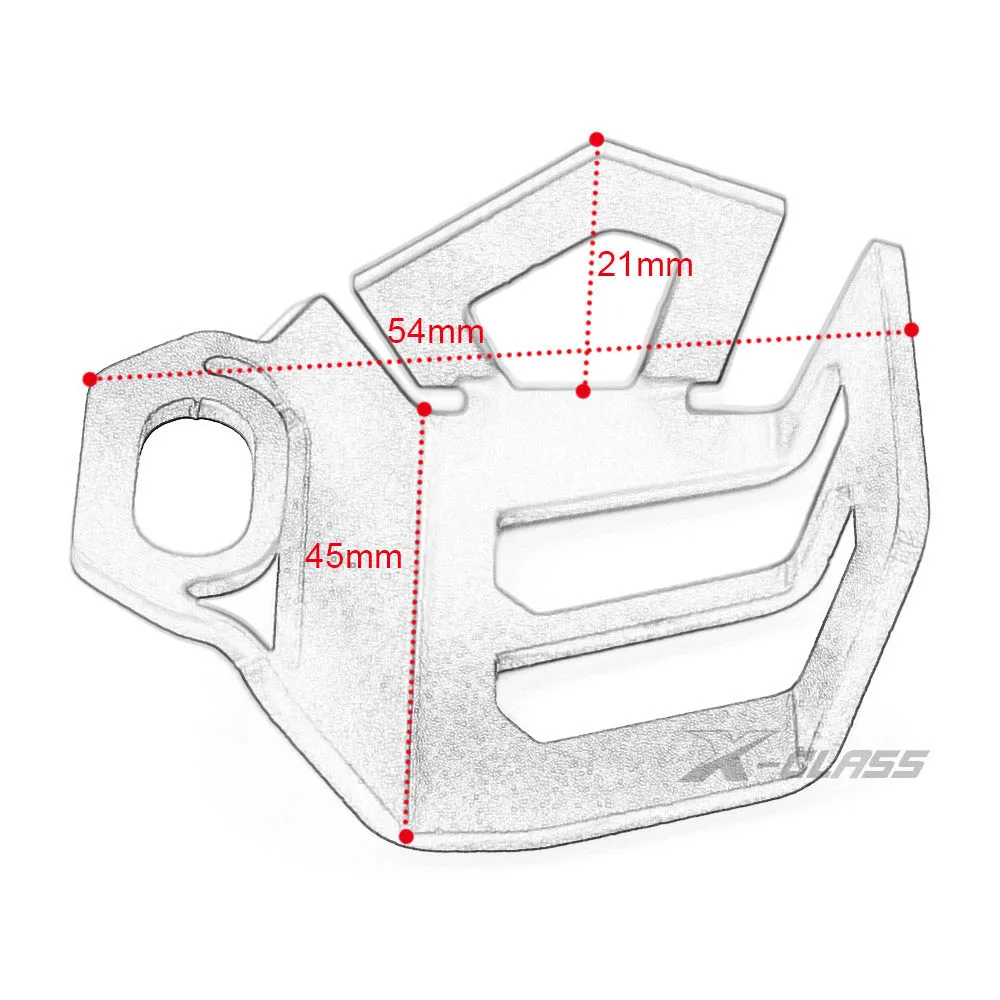 Для KAWASAKI NINJA 400 650 2017 2018 2019 мотоциклетная Задняя Тормозная жидкость бак масла