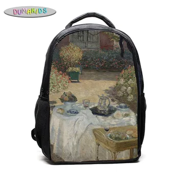 

Printing Backpack Women School Bags For Teenage Girls Cute Fashion Women Backpacks Blue Softback Print Polyest